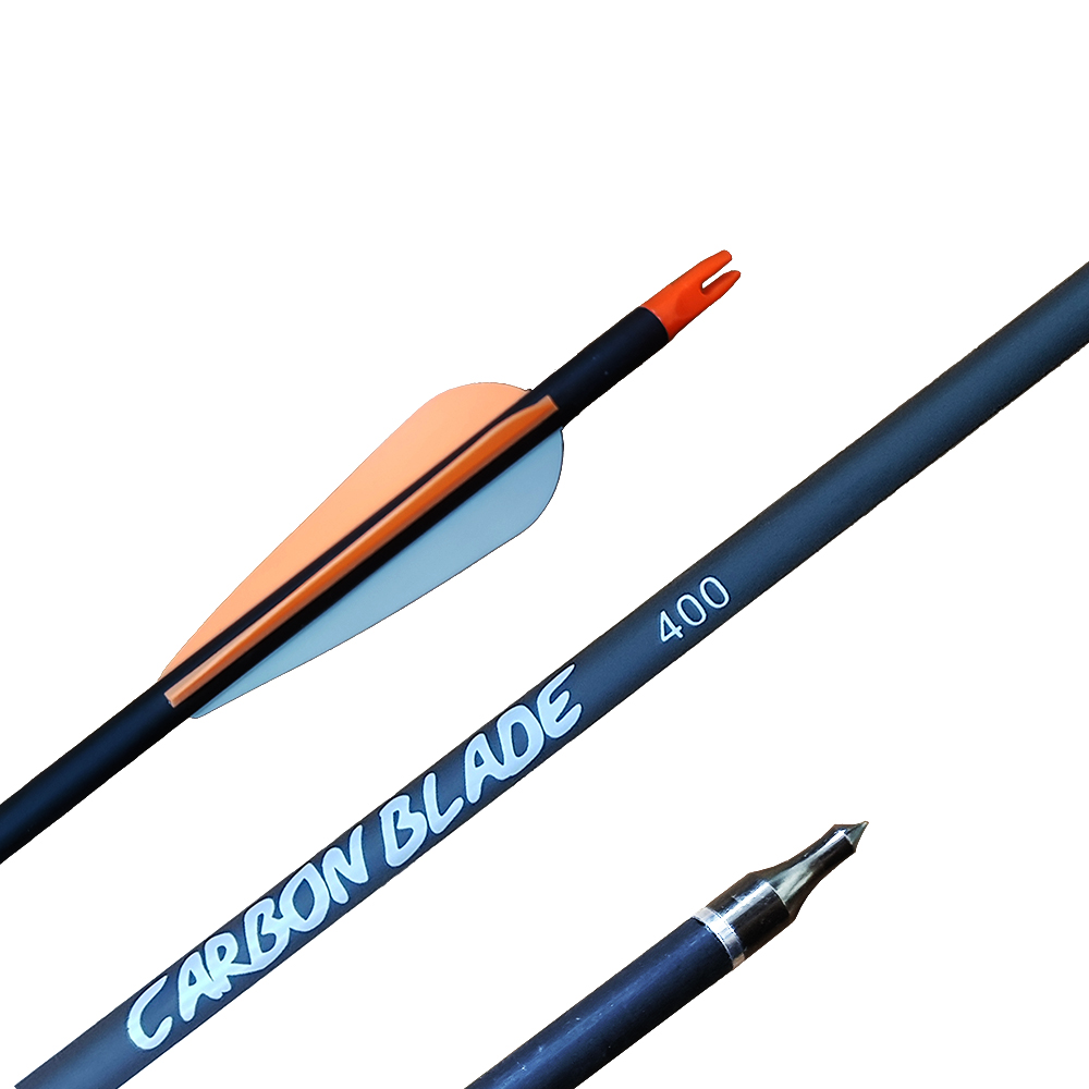 Стрелы CARBON BLADE, размер 400, оперение, хвостовик, наконечник, инсерт, 1 шт Стрелы CARBON BLADE, размер 400, оперение, хвостовик, наконечник, инсерт, 1 шт
