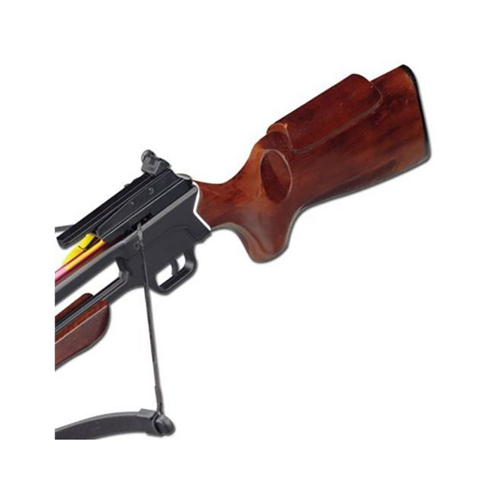 Арбалет рекурсивный силой 95Lbs, ствол алюминий, приклад темное дерево, 2 алюминиевые стрелы