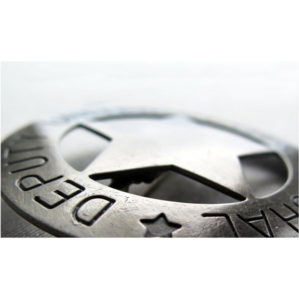 Значок службы маршалов США из металла, с иглой для крепления, сталь Значок службы маршалов США из металла, с иглой для крепления, сталь