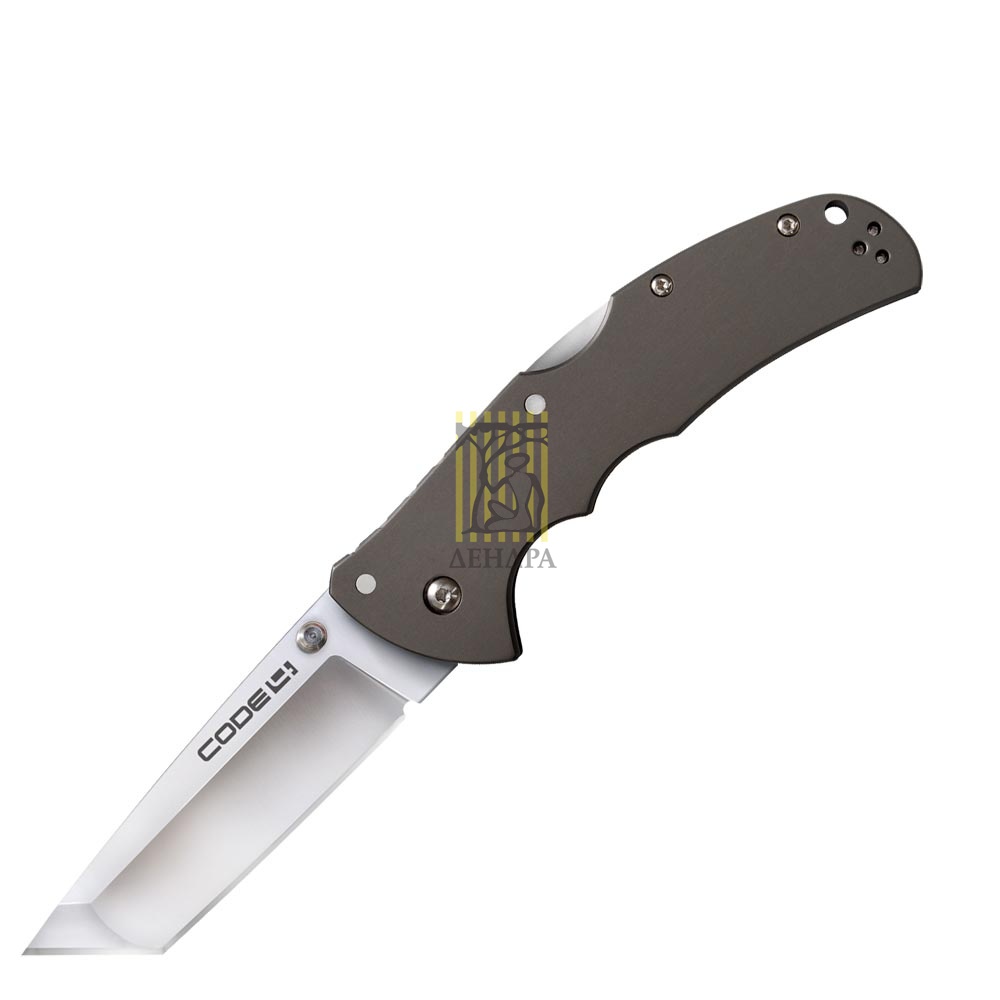 Нож "Code-4" складной, клинок танто, сталь AUS8A, рукоять алюминий, клипса
