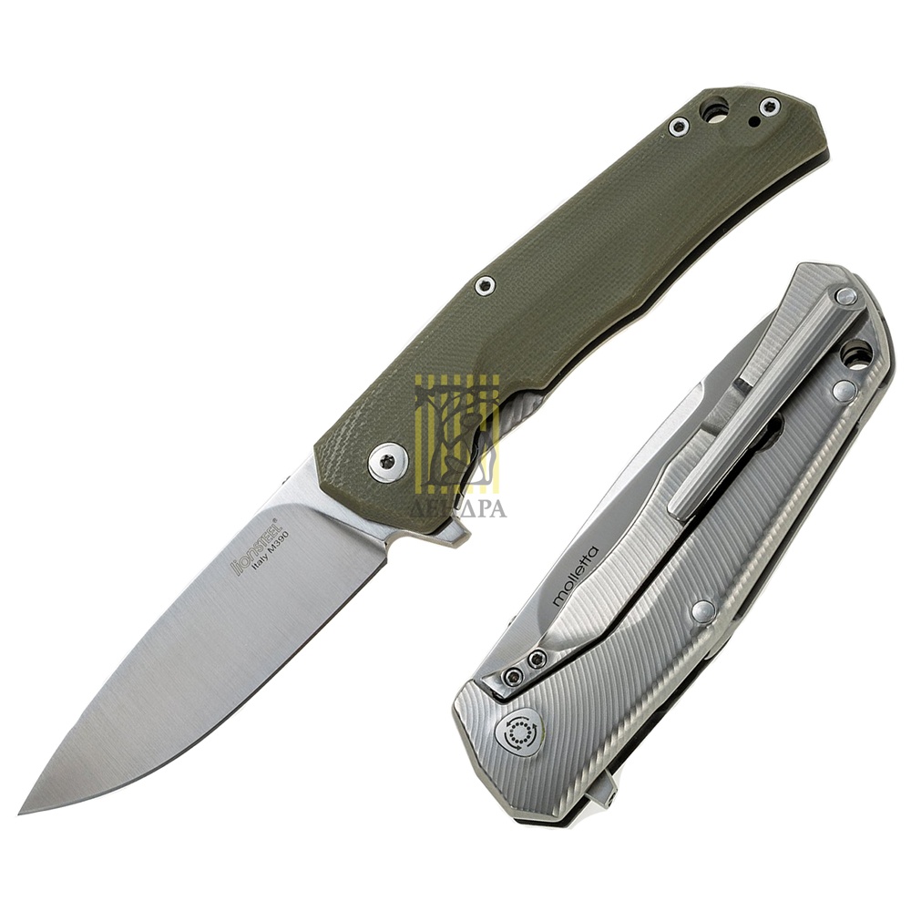 Нож Three Rapid Exchange складной, сталь M390, обработка Stone Washed, рукоять пластик G10 с 3D обра