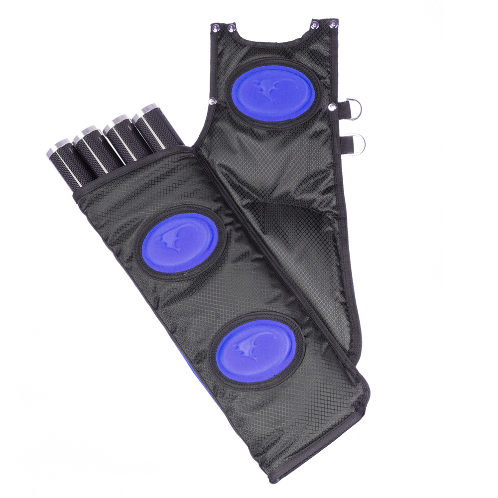 Кивер для стрел Adrenalin, на 4 стрелы, производитель Elevation, для правшей, цвет черный с синий