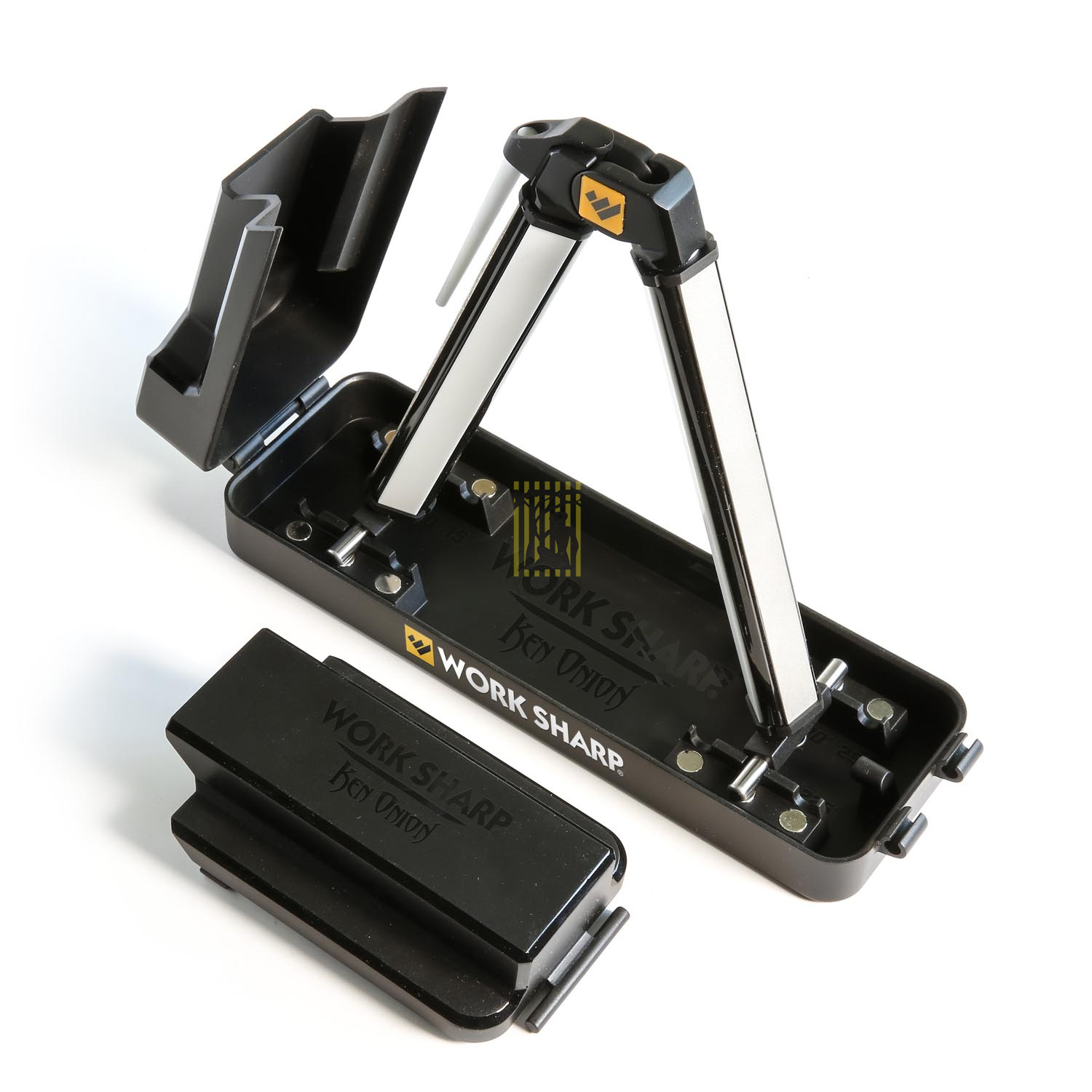 Точилка для ножей Ken Onion Angle Set, три абразива разной зернистости, образующие треугольник, угол