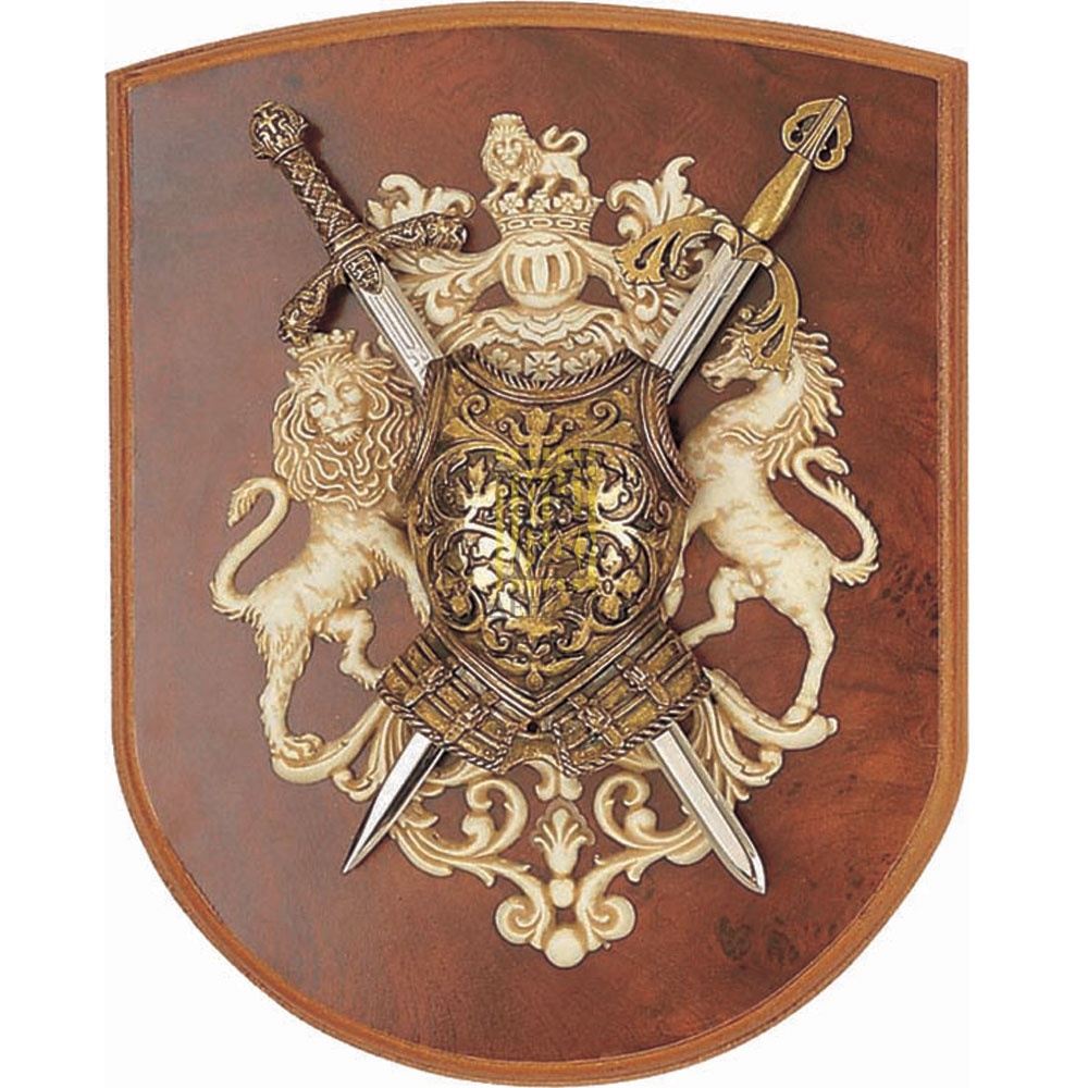 Панно.М-меч Ричарда Львиное Сердце,м-меч Тизона Д`Сида,кираса Панно.М-меч Ричарда Львиное Сердце,м-меч Тизона Д`Сида,кираса