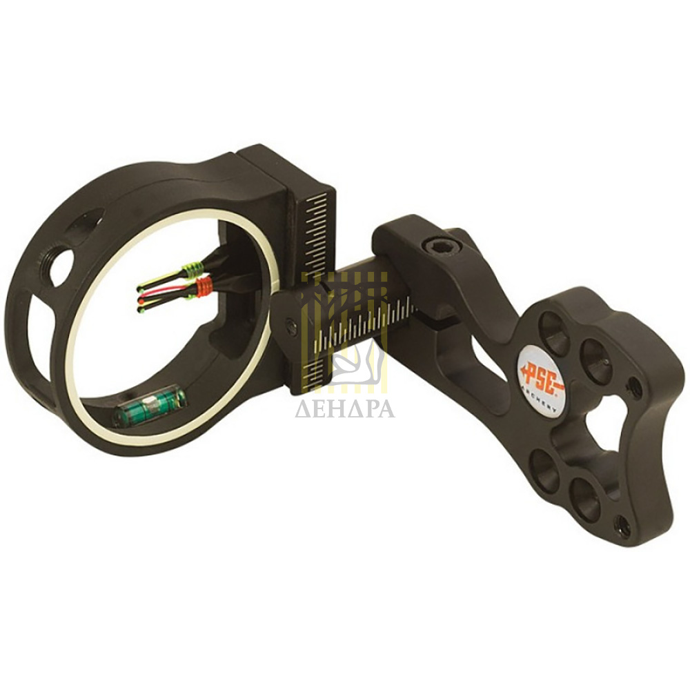 Прицел для блочного лука Aurora, 5 пинов размер 0.029", уровень, подсветка, материал алюминий, цвет Прицел для блочного лука Aurora, 5 пинов размер 0.029", уровень, подсветка, материал алюминий, цвет