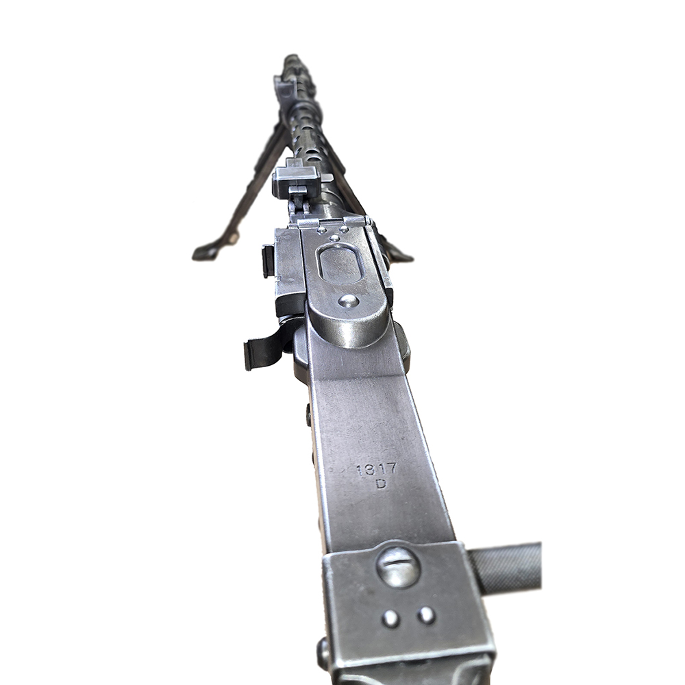 Пулемет MG 34 состаренный. Вторая мировая война с имитацией ударно-спускового механизма, сошки, мате Пулемет MG 34 состаренный. Вторая мировая война с имитацией ударно-спускового механизма, сошки, мате