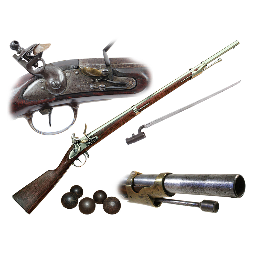 Ружье франц.со штыком,эпоха Наполеона,1806 Ружье франц.со штыком,эпоха Наполеона,1806