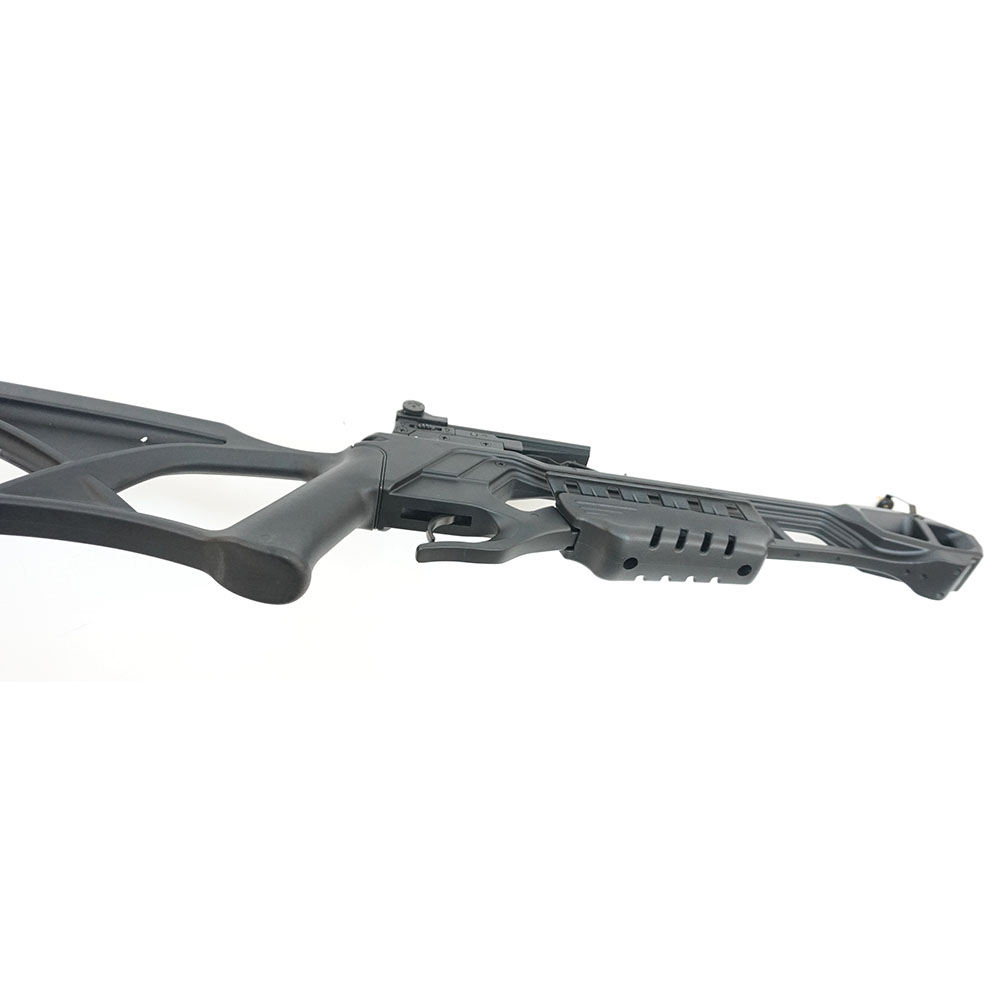 Арбалет рекурсивный силой 95 Lbs, цвет черный,  стрингер для установки тетивы, воск, 2 стрелы. 