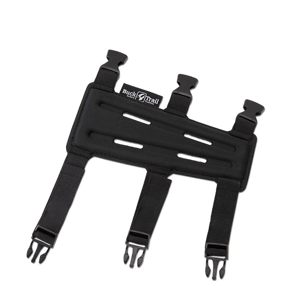 Защитная крага для стрельбы из лука 20 см, цвет черный