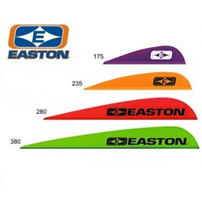 Оперение для стрел пластиковое DIAMOND, размер 380, цвет оранжевый, 100 шт. в упаковке