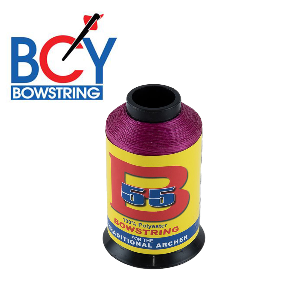 Нить для изготовления тетивы Dacron B55, вес 1/4 фунта, производитель BCY, цвет темно-красный