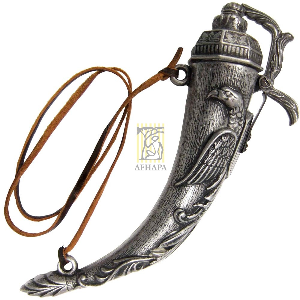 Пороховница с изображением орла,XVIвек