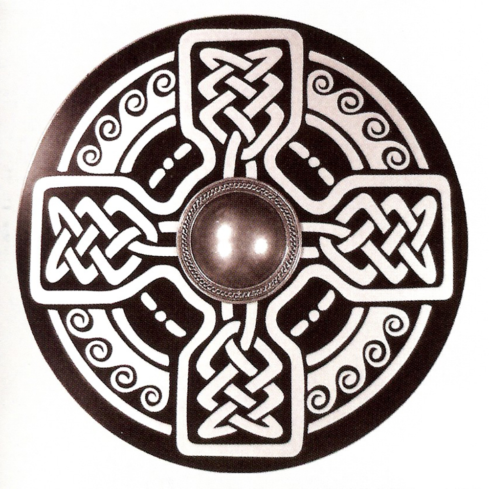 Щит кельтский,деревянный,60см