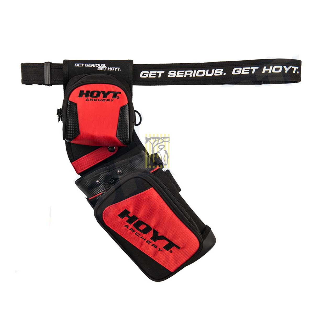 Кивер (колчан) для стрел Field Team, производитель Hoyt, многофункциональный, 4 трубки, цвет красный Кивер (колчан) для стрел Field Team, производитель Hoyt, многофункциональный, 4 трубки, цвет красный