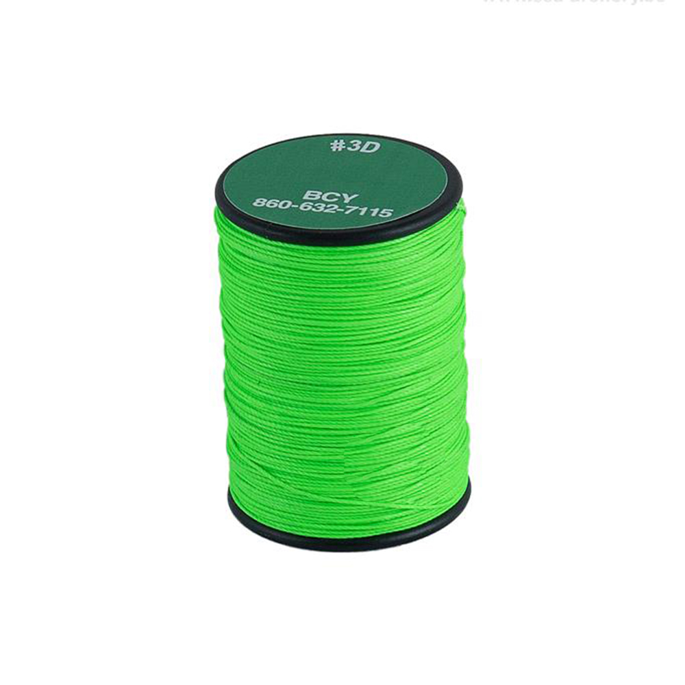 Нить обмоточная #3D для изготовления тетивы, длина 120 ярдов, производитель BCY, цвет неоново-зелены
