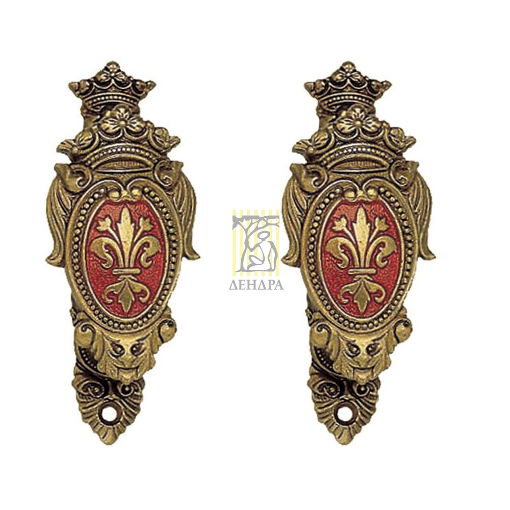 Крепление "Геральдика-Лилия", латунь