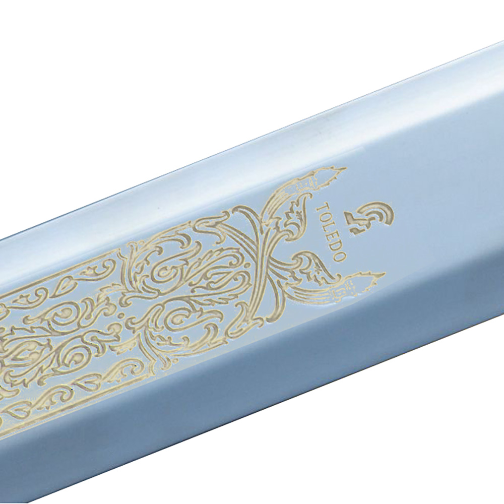 Меч "Гладиатор", рукоять белая кожа, в ножнах