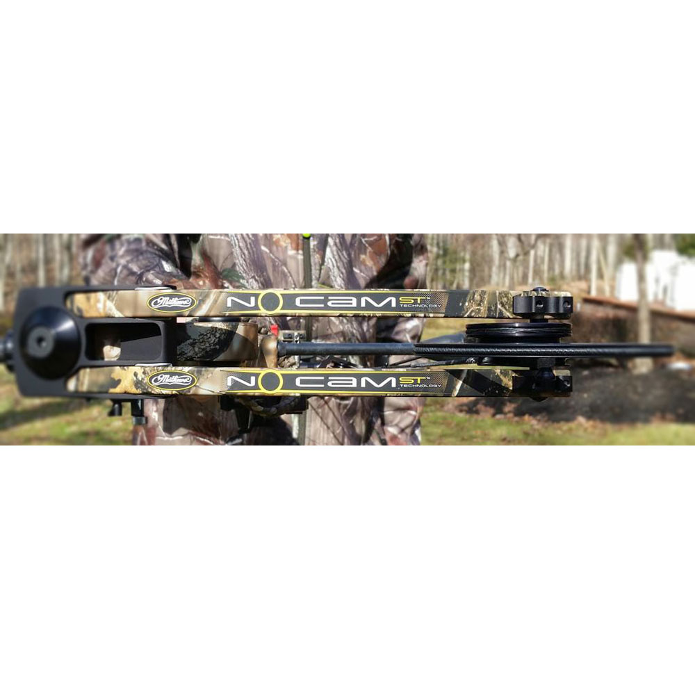 Лук блочный NO CAM HTR, начальная скорость 330 фут в сек, сила 60 lbs, для праворуких, длина натяжен
