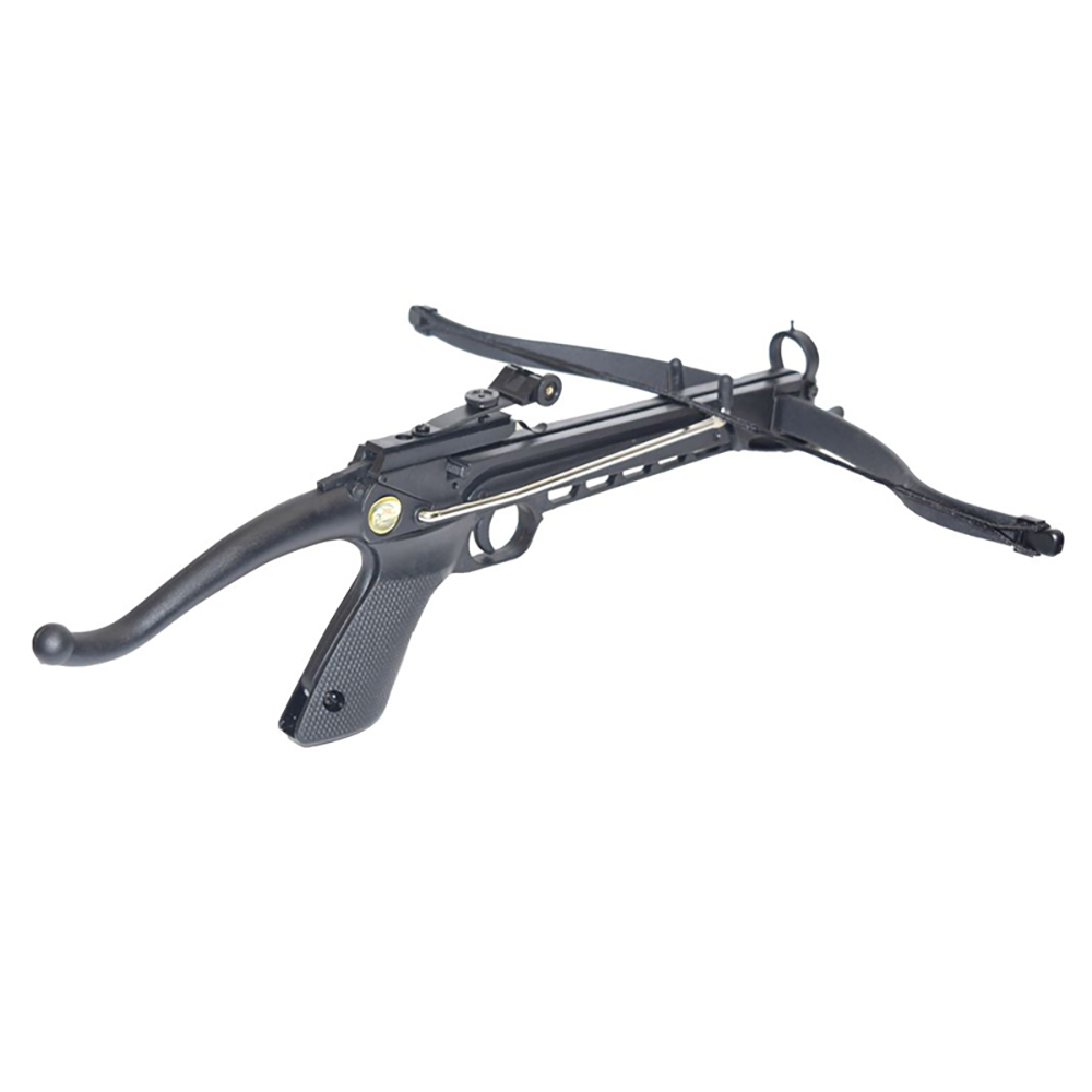 Арбалет-пистолет силой 80 lbs, приклад и ствол пластик, с упором для перезарядки, 3 алюминиевые стре Арбалет-пистолет силой 80 lbs, приклад и ствол пластик, с упором для перезарядки, 3 алюминиевые стре