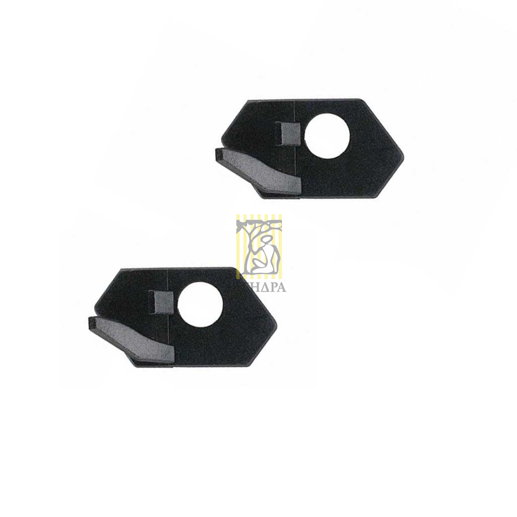 Полочка пластиковая самоклеющаяся для рекурсивного лука, цвет белый, 2штуки в комплекте