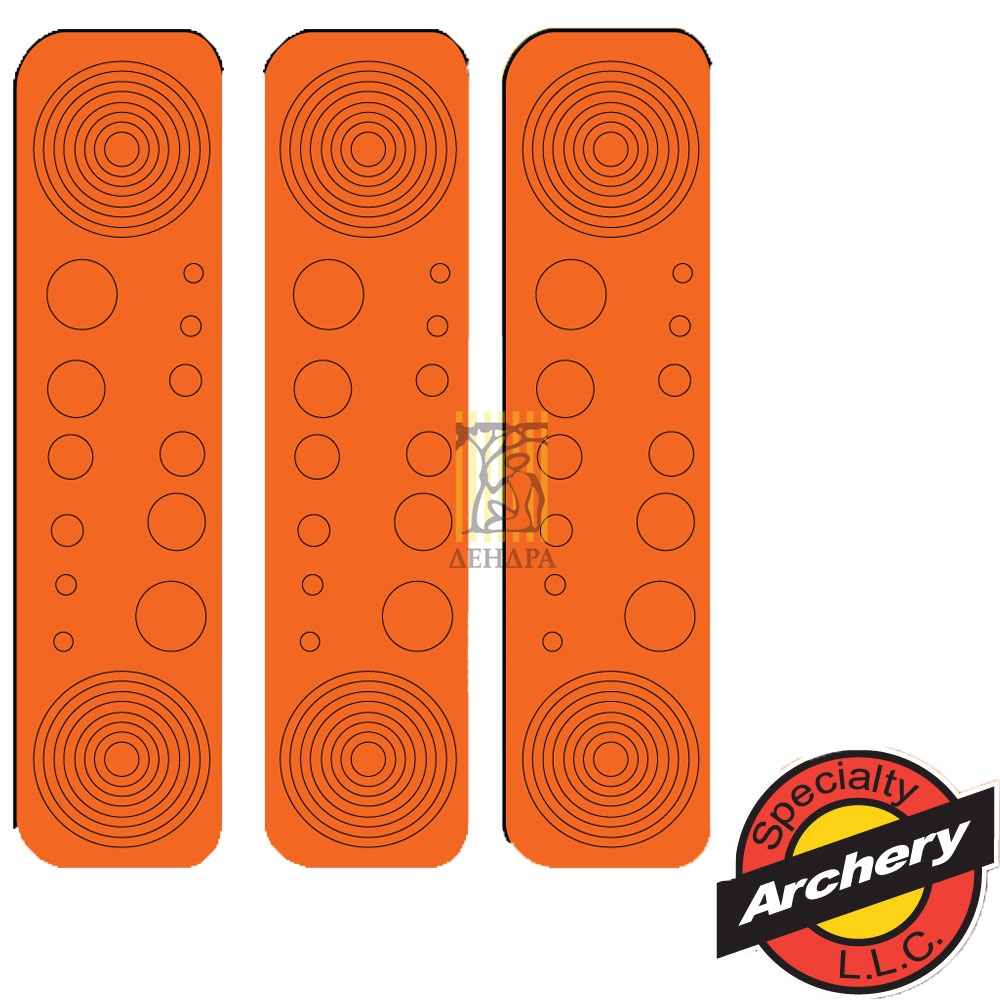 Наклейка на линзу (прицельные метки), цвет оранжевый Наклейка на линзу (прицельные метки), цвет оранжевый