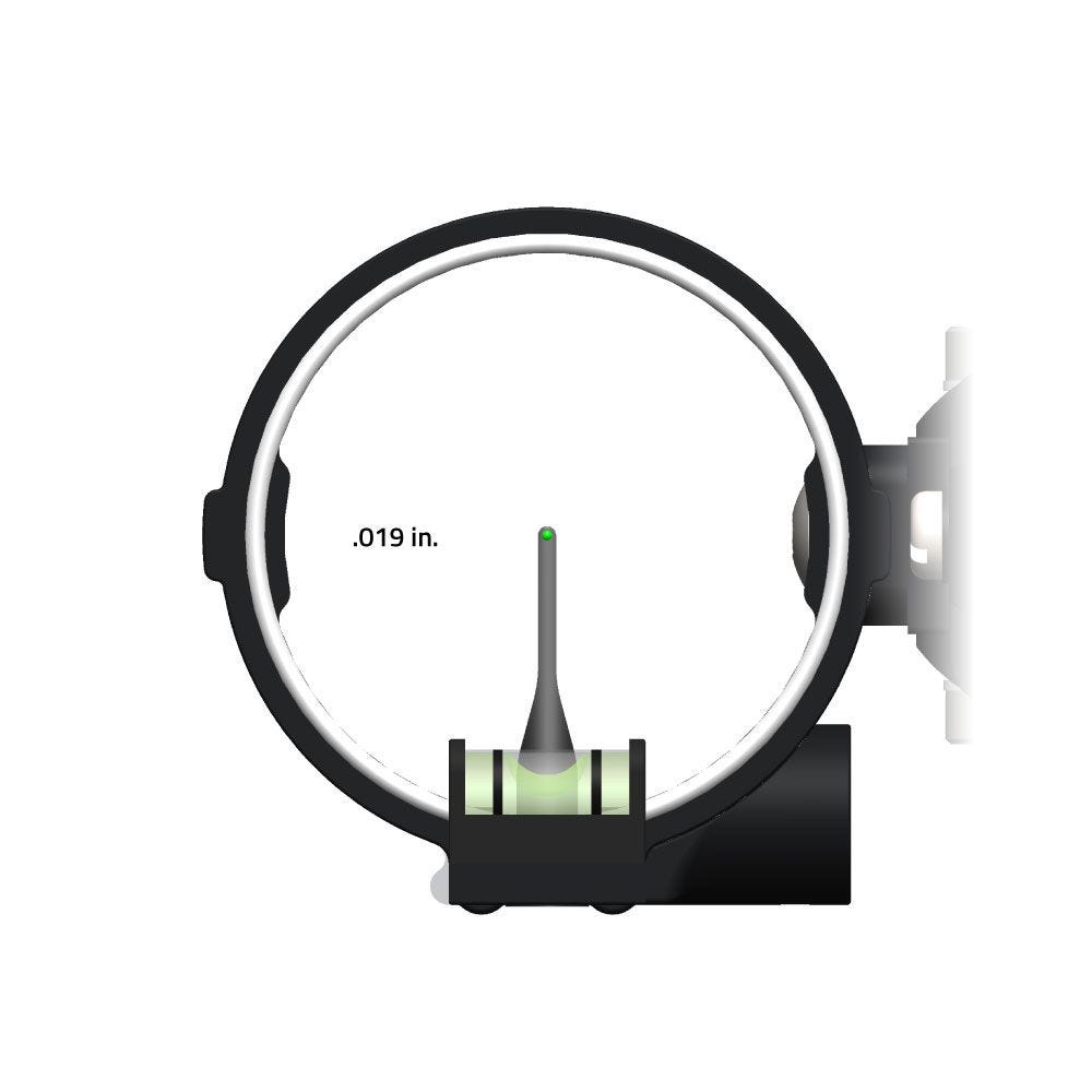 Прицел для блочного лука Cover с микронастройками, съемный кронштейн, настройка до 120 м, диаметр ск