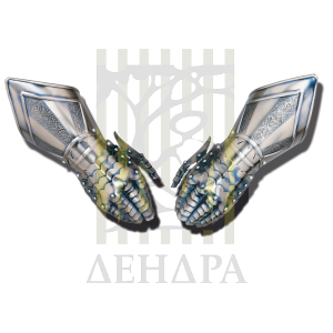 Перчатки рыцарские с гравировкой, никель Перчатки рыцарские с гравировкой, никель