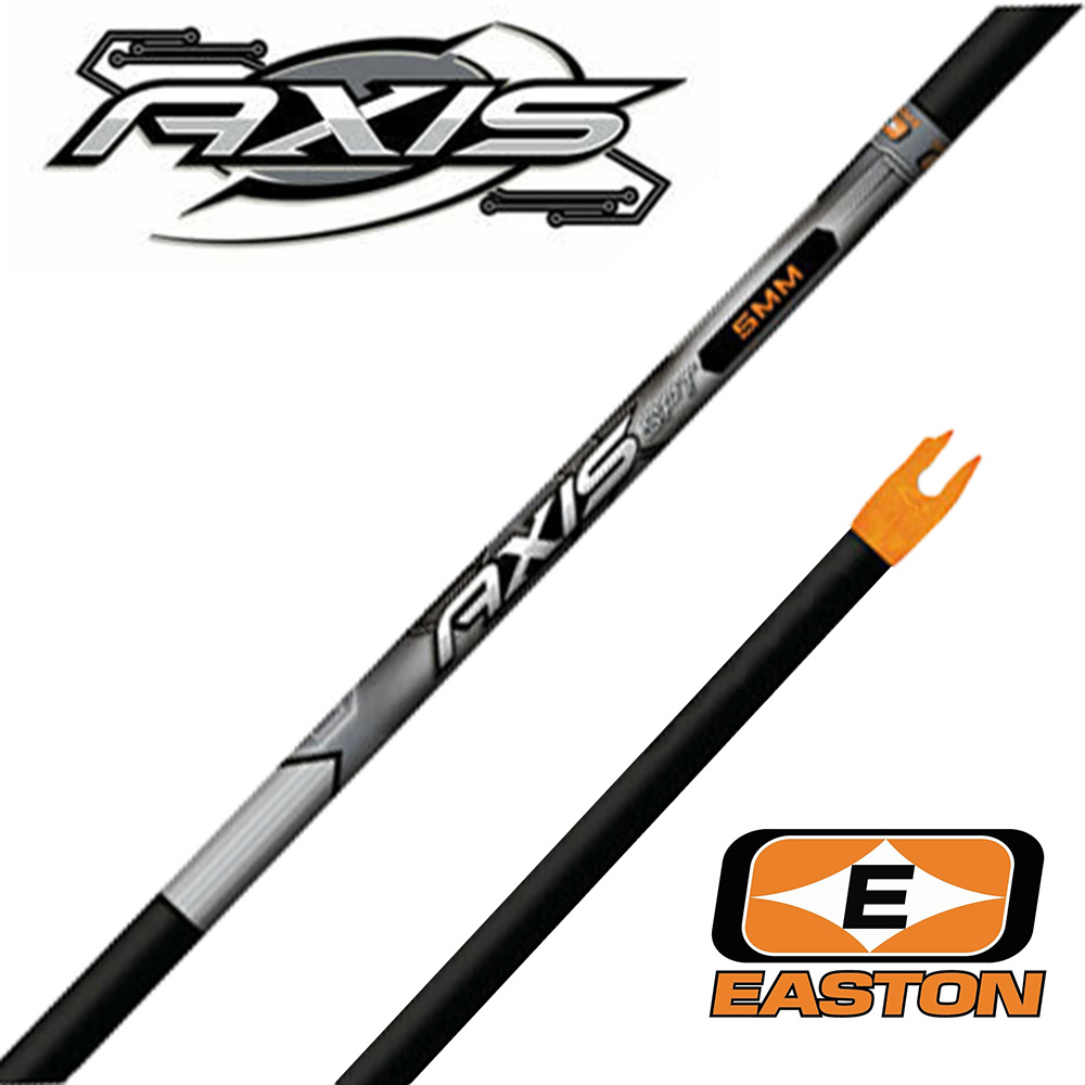 Древки для стрел AXIS SPT 340, диаметр  5 мм, в комплекте хвостовик X-NOCK и инсерт HALF-OUT, 12 шт