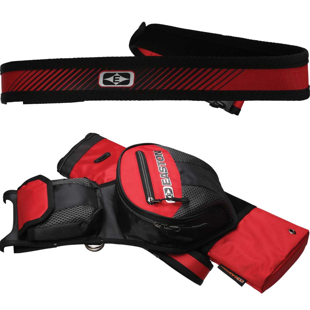 Кивер (колчан) для стрел Flipside, 4 трубки, правый/левый, цвет красный