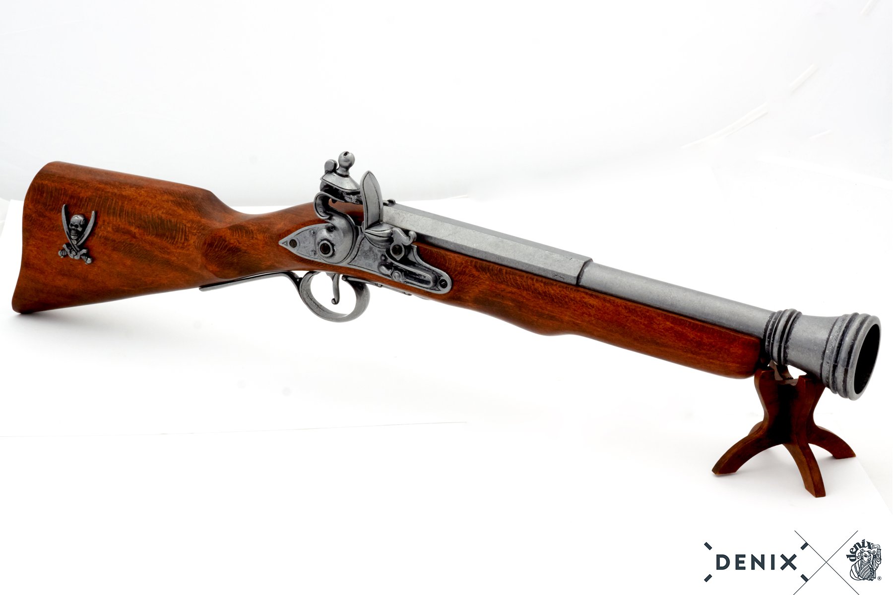 Пистоль пиратская,18век,серая