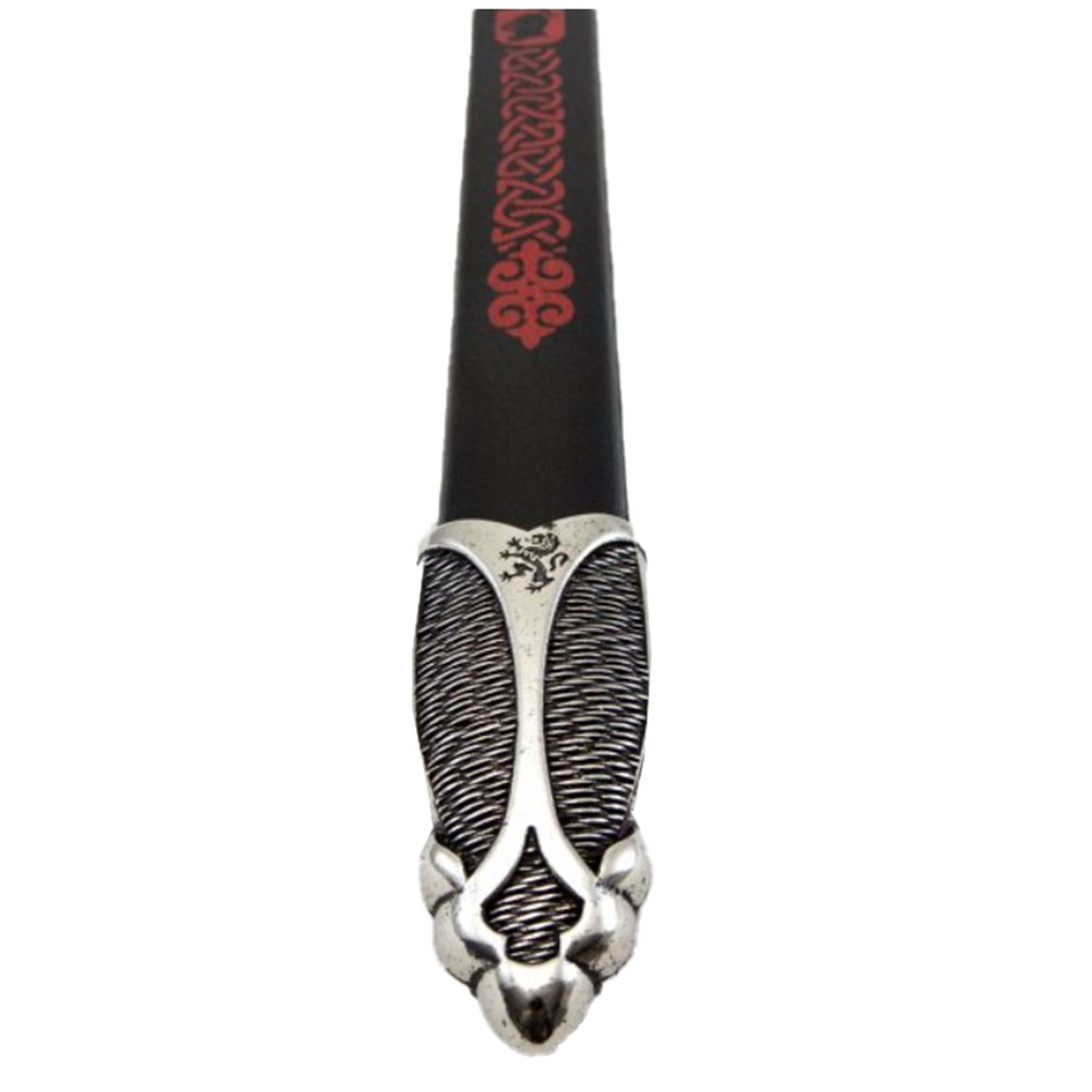 Средневековый меч, Франция, XIV век, металлическая  рукоять, пластиковые ножны, цвет черные с красны