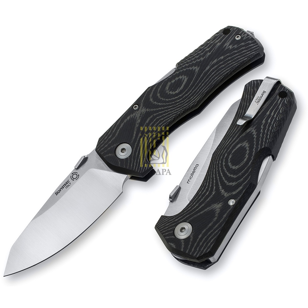 Нож TM1 складной, сталь Sleipner, твердость 60-61 HRC, обработка Satin, рукоять микарта, клипса