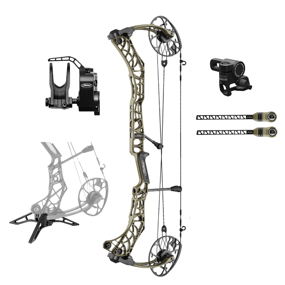 Лук блочный PHASE4™33, начальная скорость 336 фут в сек, сила 59 lbs, для праворуких, сброс 85%, цве