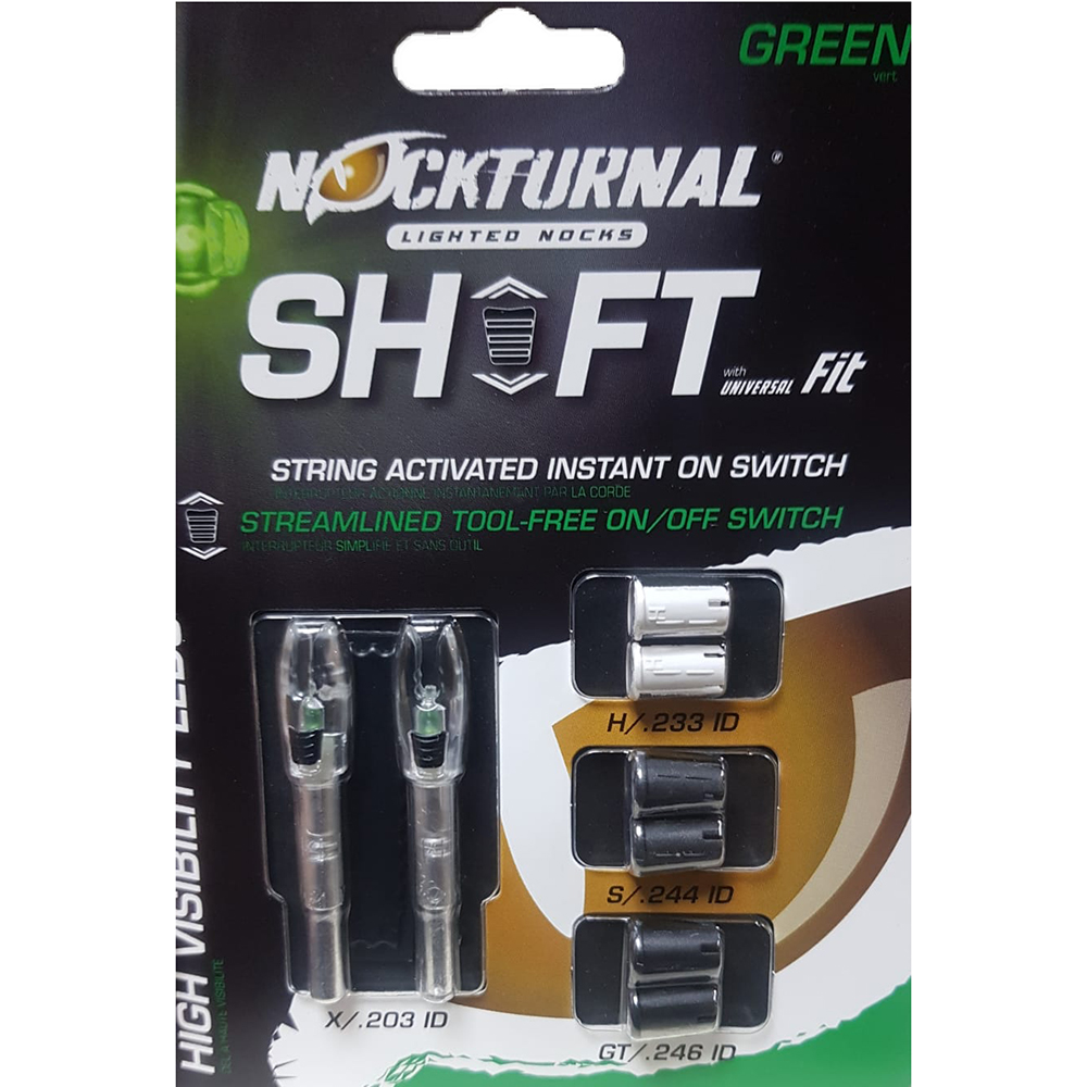 Хвостовик светящийся Universal, производитель Nockturnal, цвет зеленый, 2 шт/уп