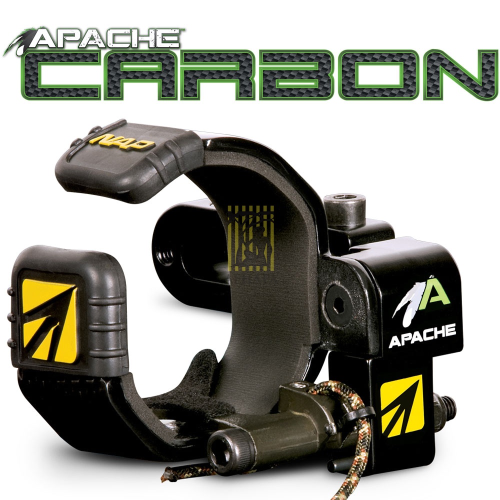 Полочка для лука  Apache падающая, карбон, правая, черная