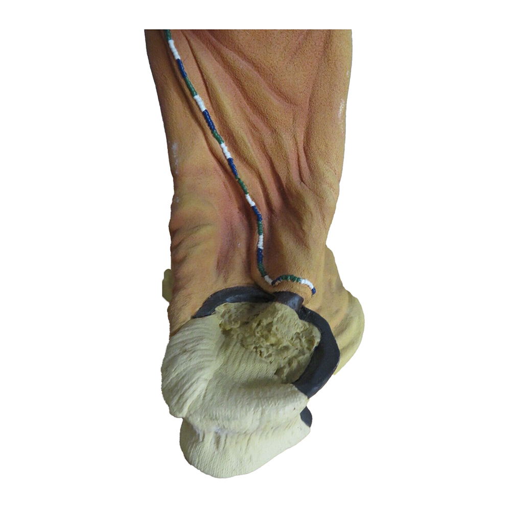 Фигурка Дети Масаи-Бахия,сидящая,цветная,полистоун