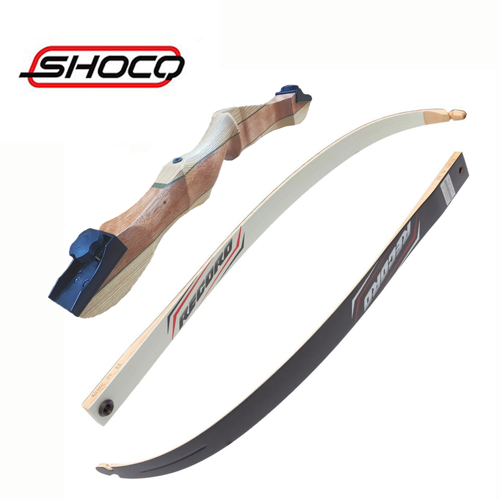 Лук классический Shocq Record, длина 68", сила 24 lbs, рукоять дерево длина 24", плечи дерево фом, правый, тетива в комплекте