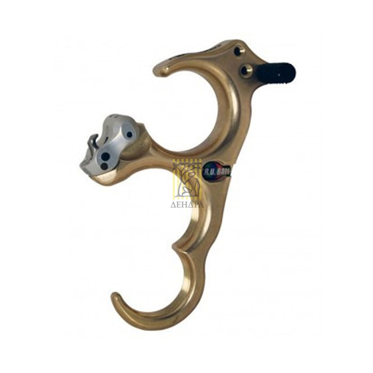 Релиз Honey Badger Claw для стрельбы из лука с микрорегулировкой на три пальца, материал латунь покр Релиз Honey Badger Claw для стрельбы из лука с микрорегулировкой на три пальца, материал латунь покр