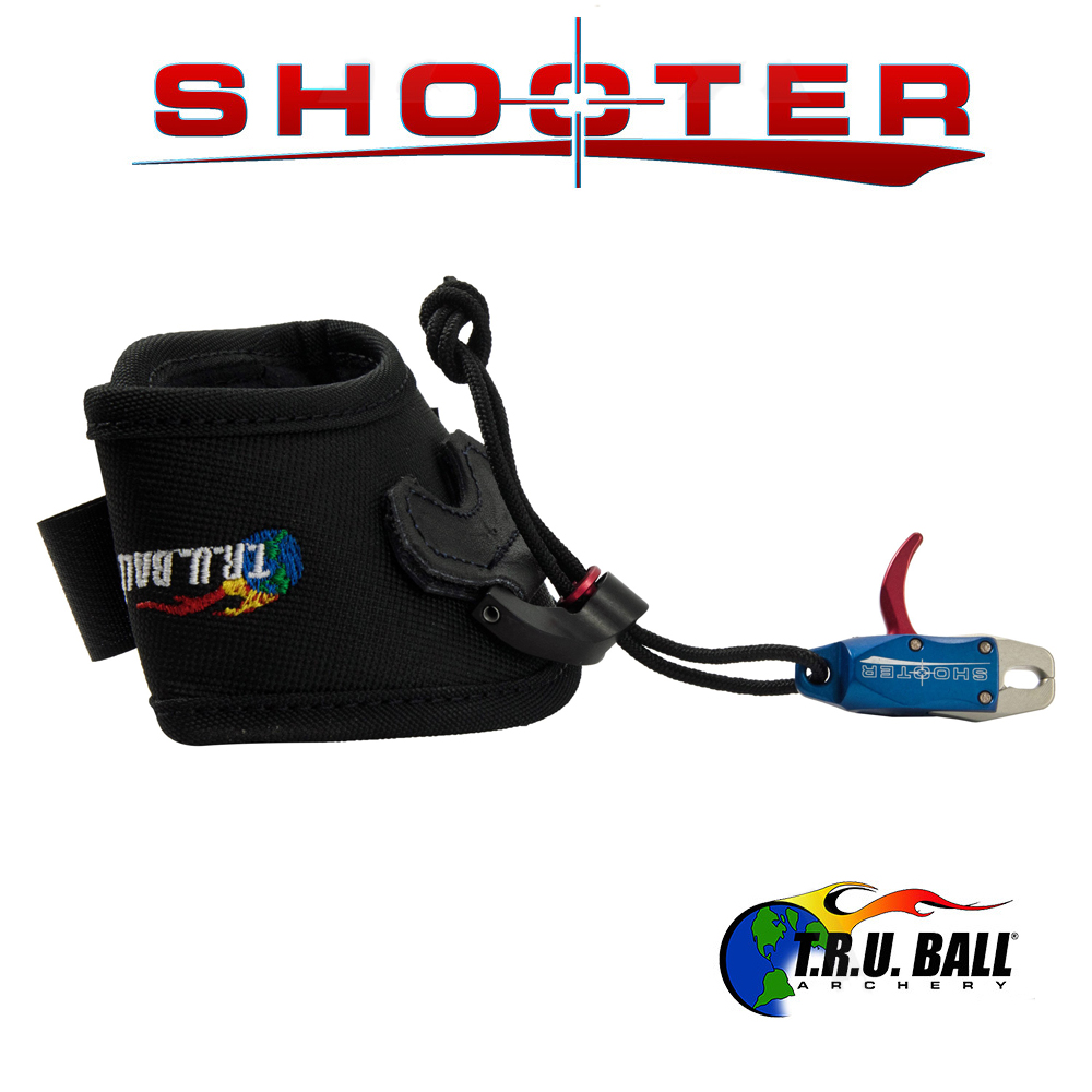 Релиз SHOOTER для стрельбы из лука на липучке, цвет синий, размер L