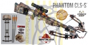 Арбалет Phantom-CLS-S с аксессуарами,прицел 3xProV,механический натяжитель AcuDraw,цвет камуфл.,95Lb