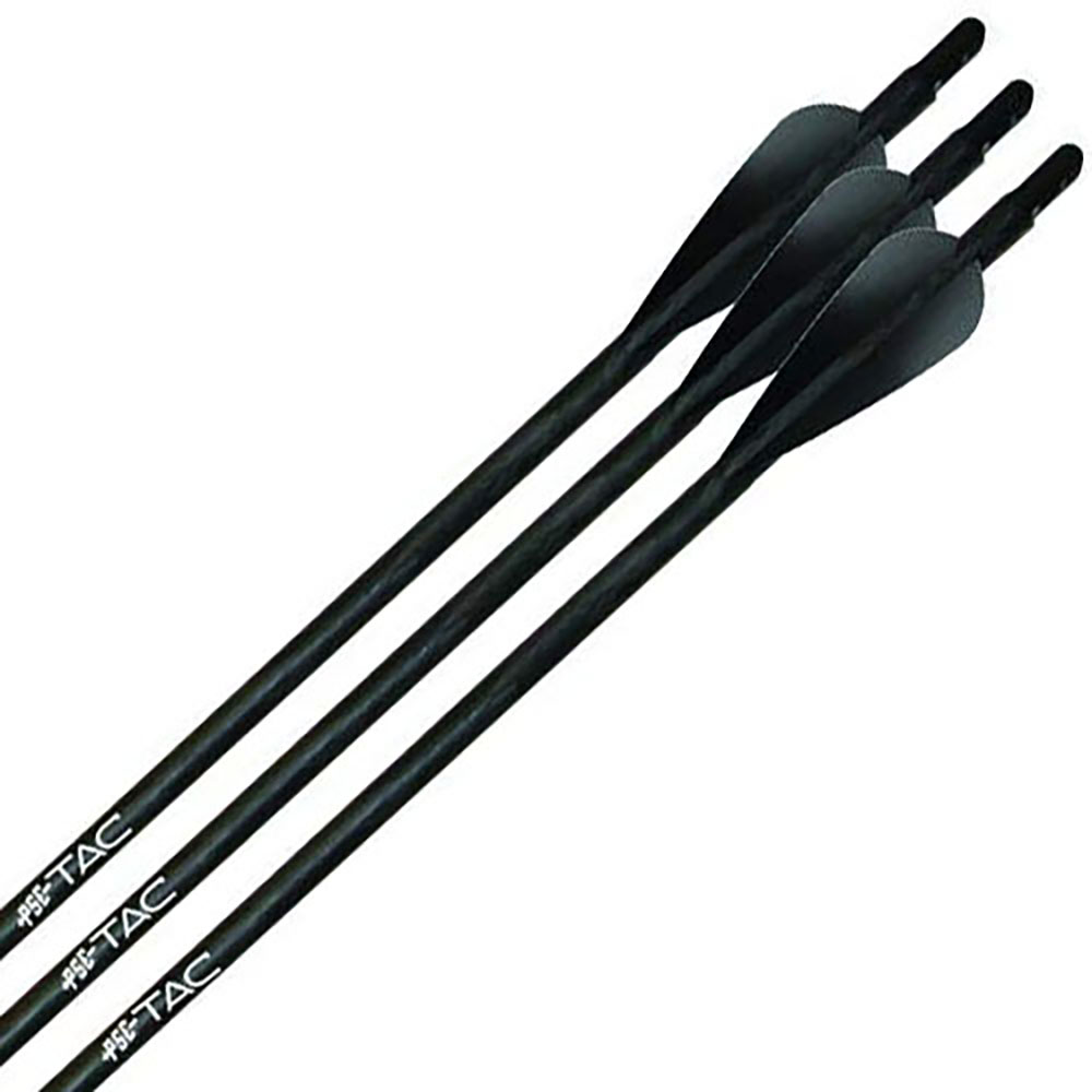 Стрела для арбалета PSE TAC15 в сборе, оперение, хвостовик, инсерт, наконечник, комплект 6 шт.
