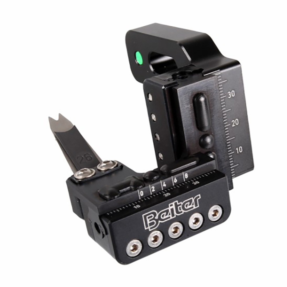 Полочка для блочного лука с микронастройками, правая, производитель Beiter, цвет черный