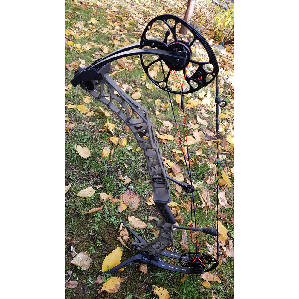 Лук блочный Mathews V3 кастом  , скорость 336 ф/с, 27", цвет зеленый с черным, 60 фунтов