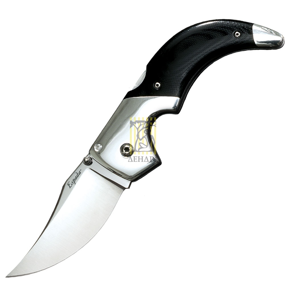 Нож "Espada" средний складной, сталь AUS 8A, рукоять пластик G10, клипса