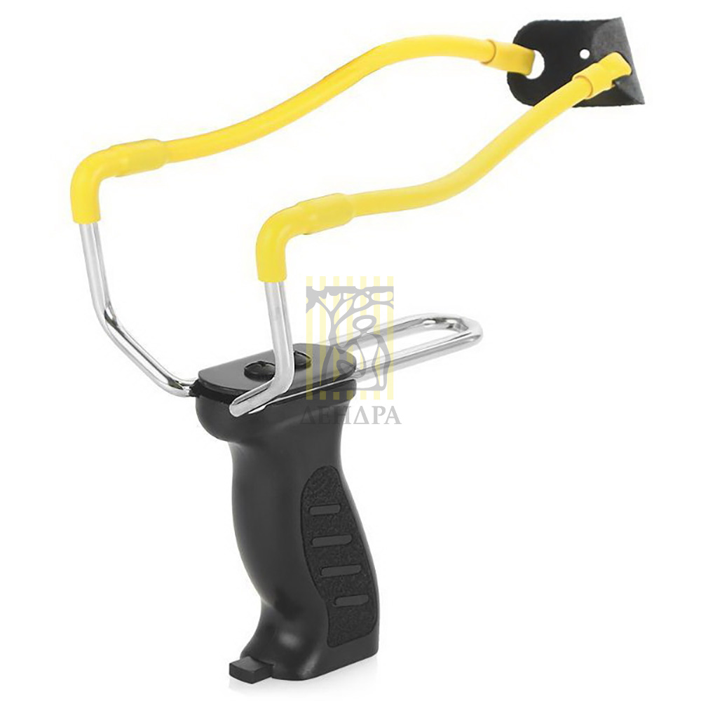 Рогатка спортивная с магазином для шариков в рукоятке, цвет черный Рогатка спортивная с магазином для шариков в рукоятке, цвет черный