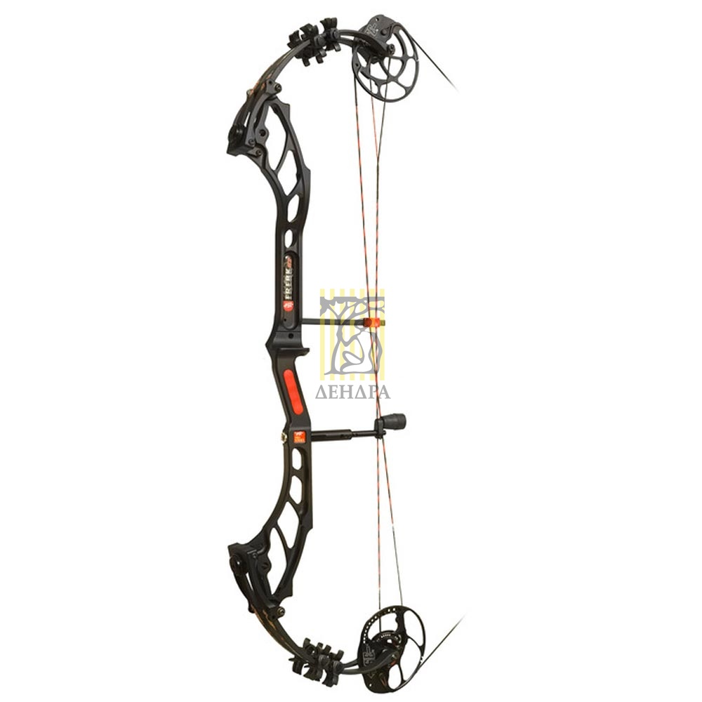 Лук блочный FREAK MAX, начальная скорость 354 фут в сек, сила 60lbs, длина натяжения 32", блоки EVO,