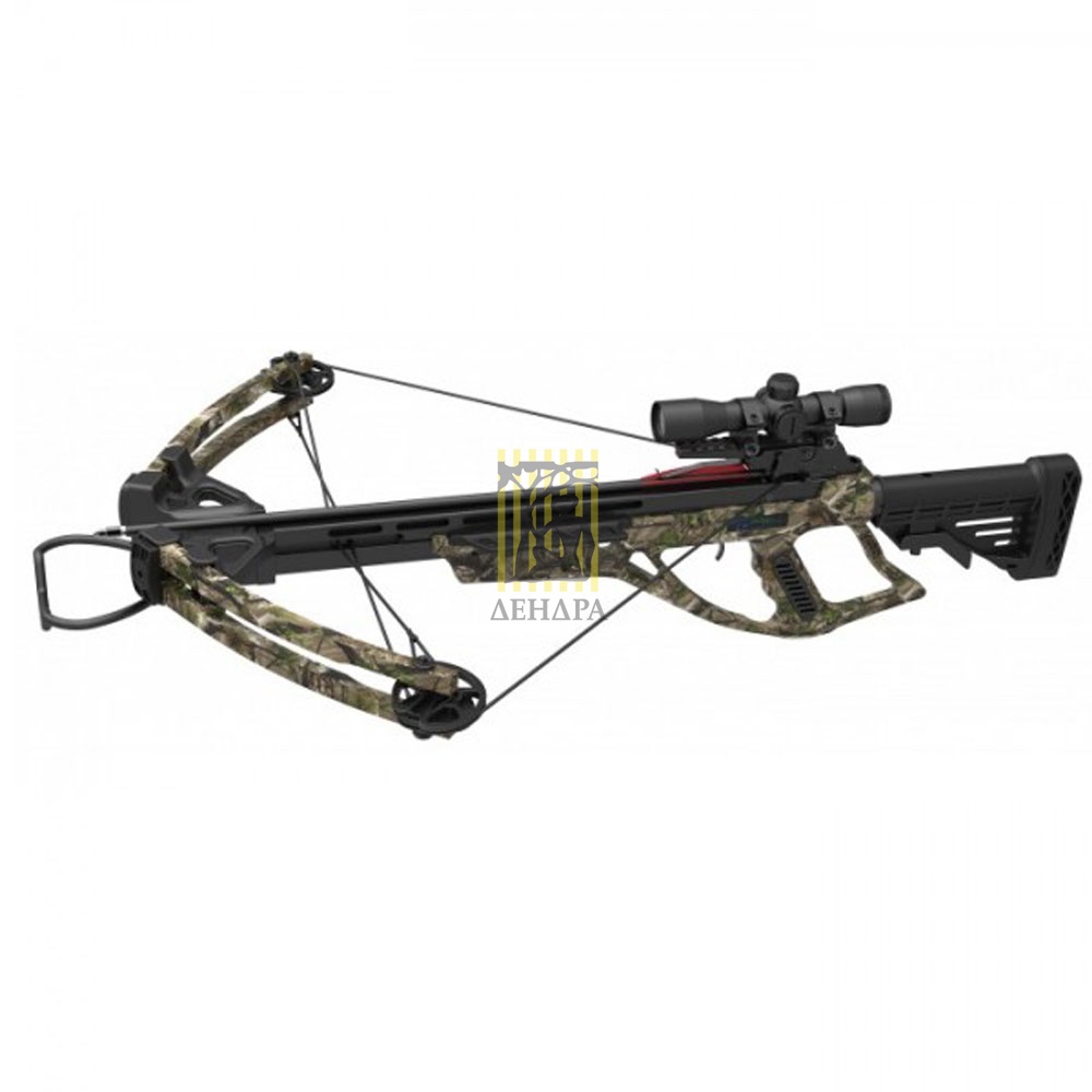 Арбалет блочный с защитой от холостого выстрела, начальная скорость 370 фут/сек, расстояние между ос Арбалет блочный с защитой от холостого выстрела, начальная скорость 370 фут/сек, расстояние между ос
