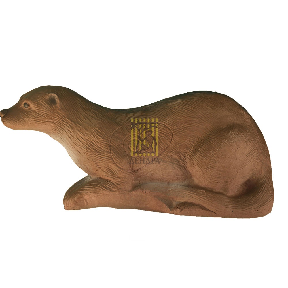 Мишень 3D "Выдра", вес 5,2 кг, размер 60x30x26 см