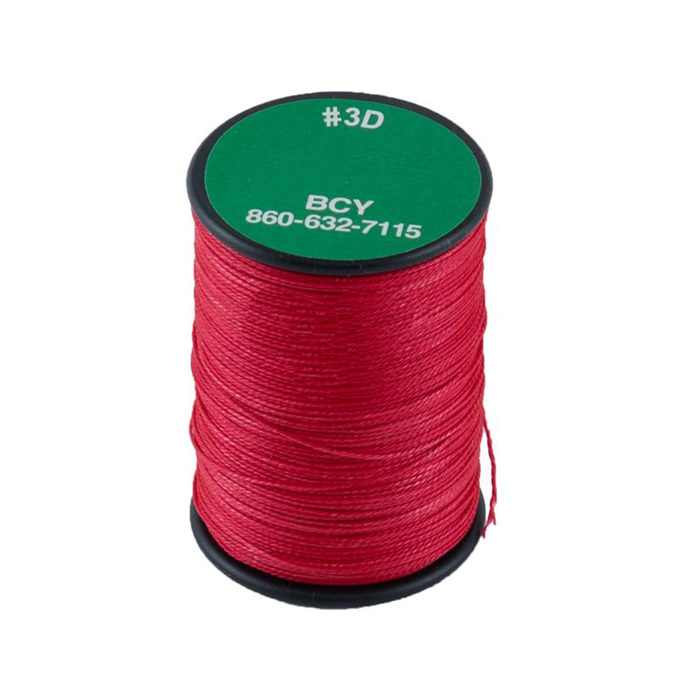 Нить обмоточная #3D для изготовления тетивы, длина 120 ярдов, производитель BCY, цвет красный Нить обмоточная #3D для изготовления тетивы, длина 120 ярдов, производитель BCY, цвет красный