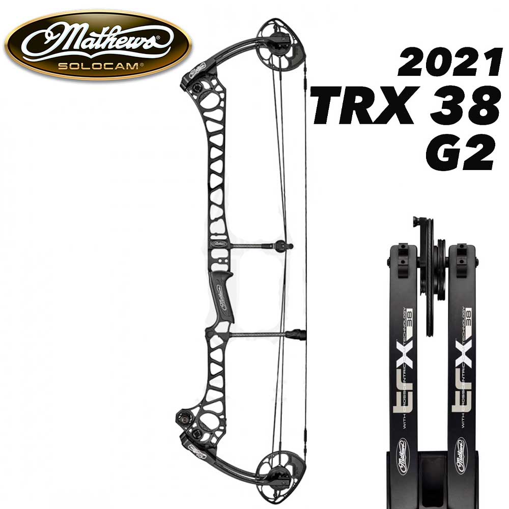 Лук блочный TRX38 G2 2021 C3X CAM, модель 2021 года, начальная скорость 329 фут в сек, сила 60 lbs,
